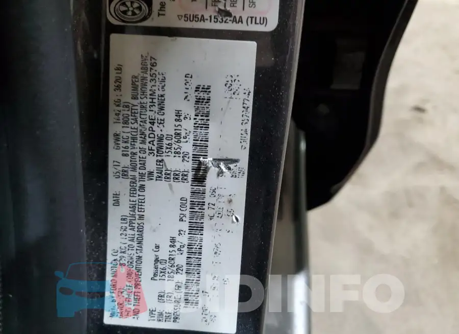 3FADP4EJ3HM135767 Photo# 12