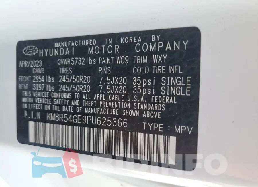 KM8R54GE9PU625366 Photo# 13