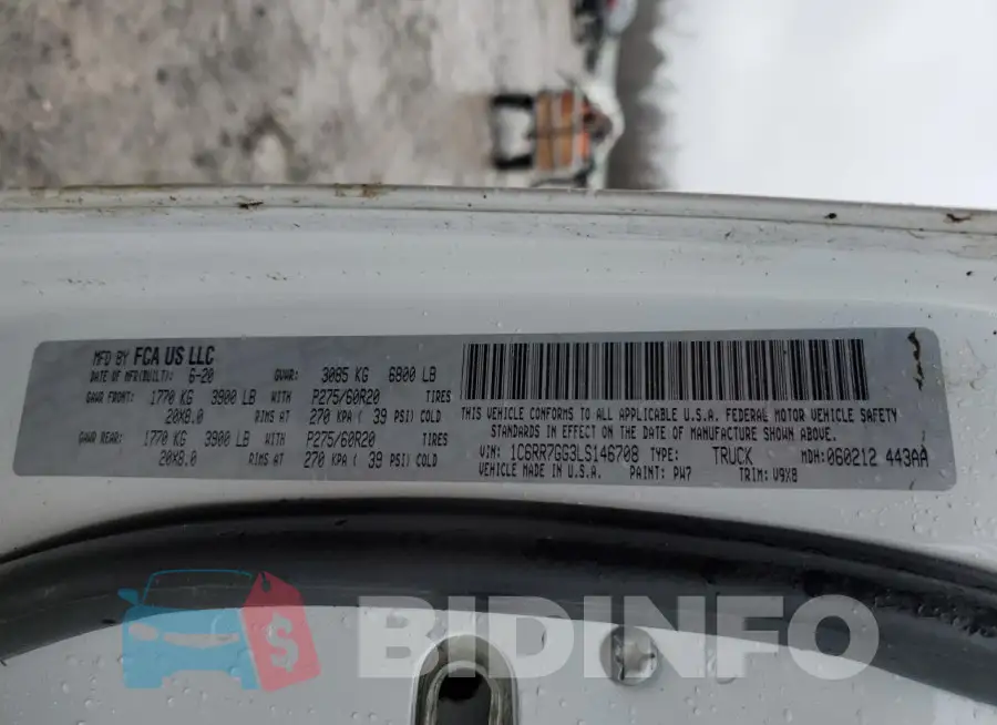 1C6RR7GG3LS146708 Photo# 12
