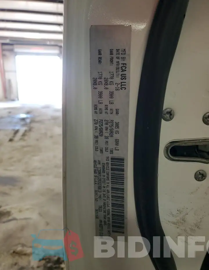 1C6RR7LG9GS276813 Photo# 12