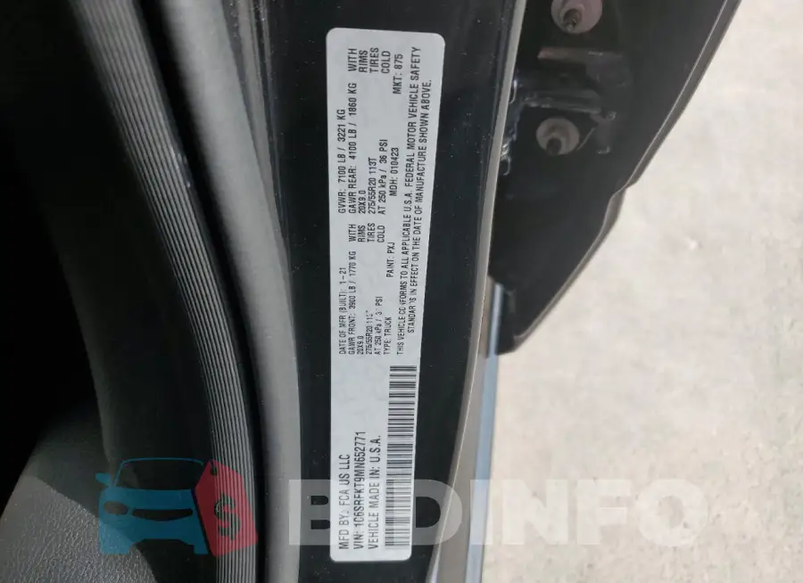 1C6SRFKT9MN652771 Photo# 11