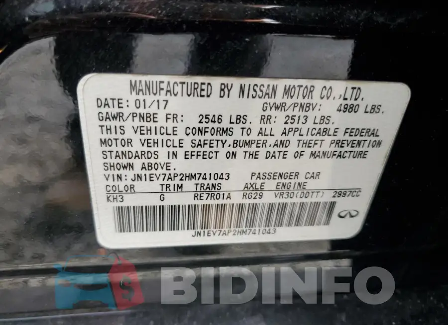JN1EV7AP2HM741043 Photo# 12