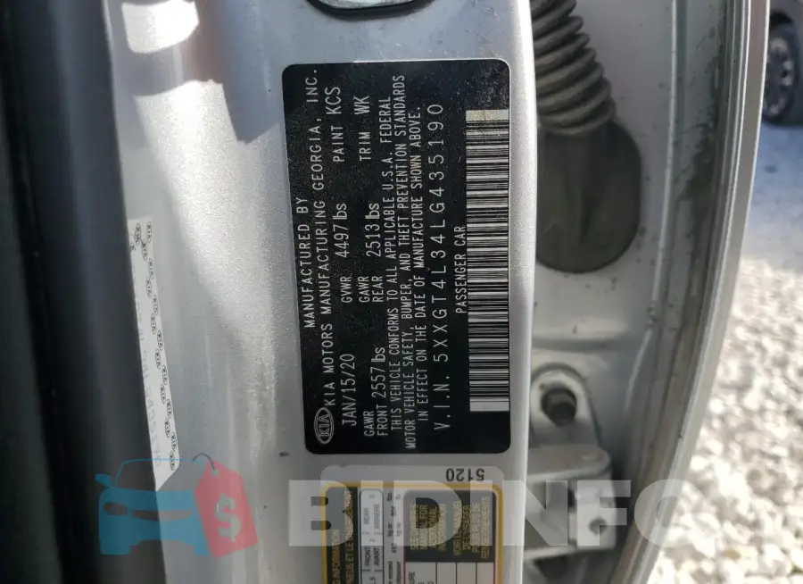5XXGT4L34LG435190 Photo# 12