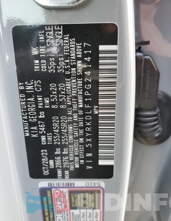 5XYRKDLF1PG241417 Photo# 14