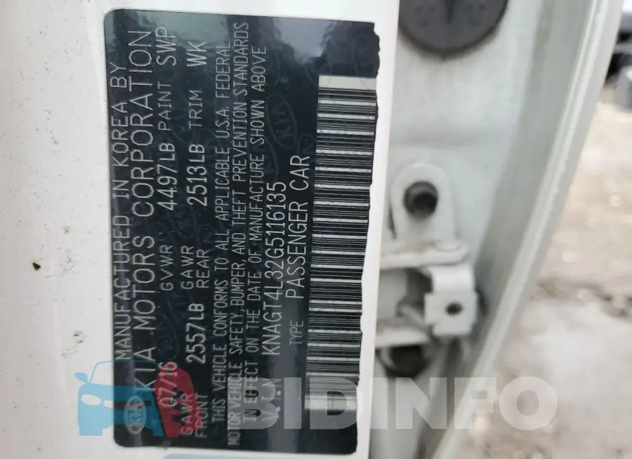 KNAGT4L32G5116135 Photo# 12