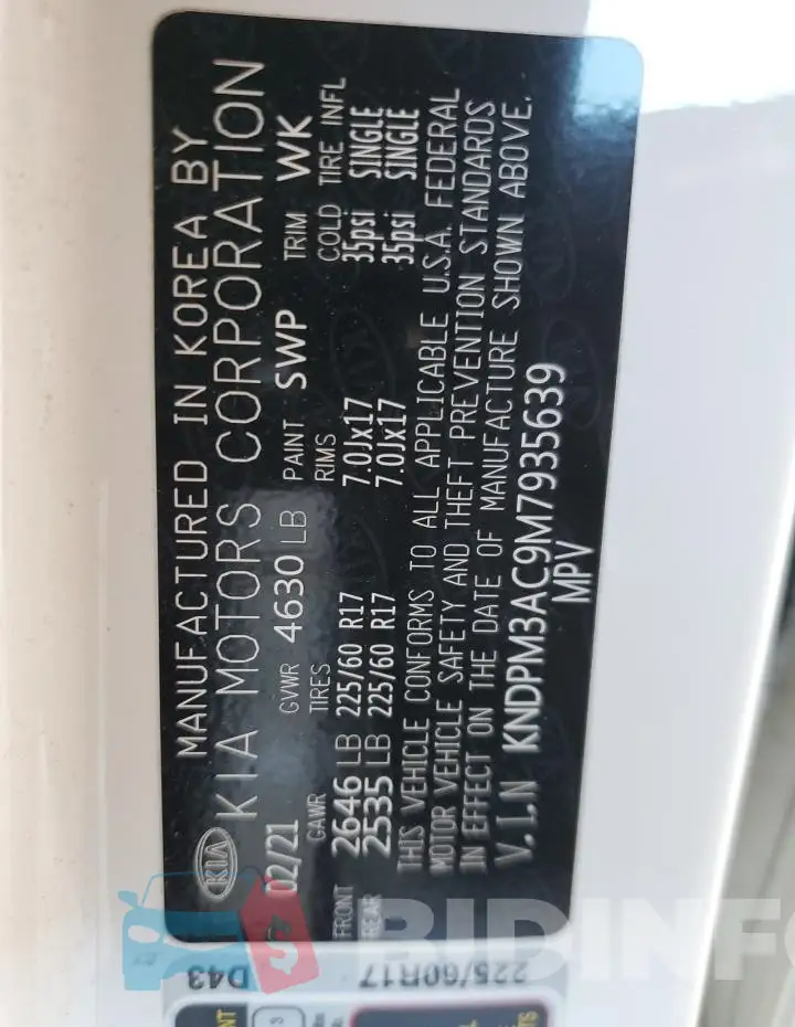 KNDPM3AC9M7935639 Photo# 13