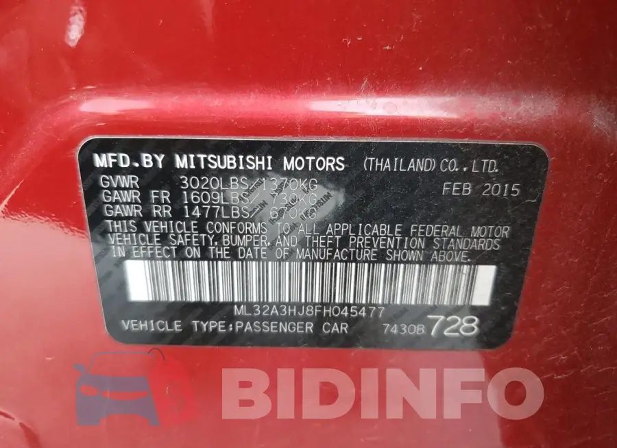 ML32A3HJ8FH045477 Photo# 12
