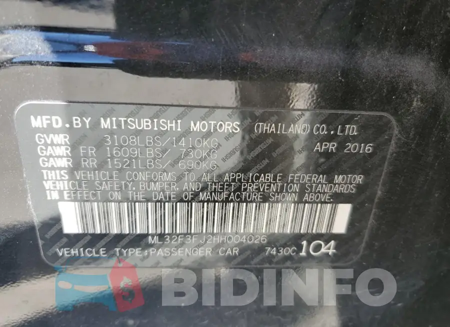 ML32F3FJ2HH004026 Photo# 12
