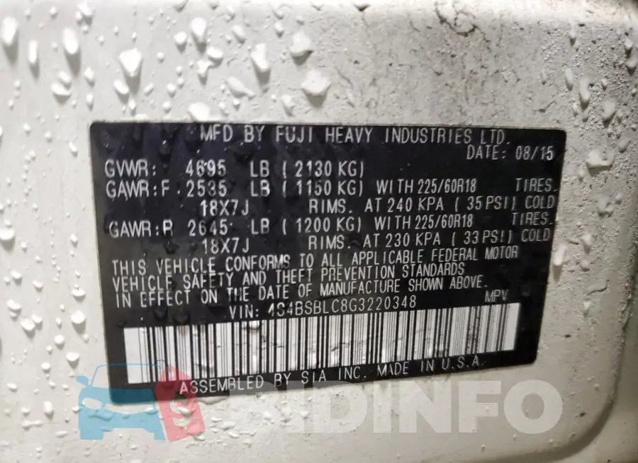 4S4BSBLC8G3220348 Photo# 13