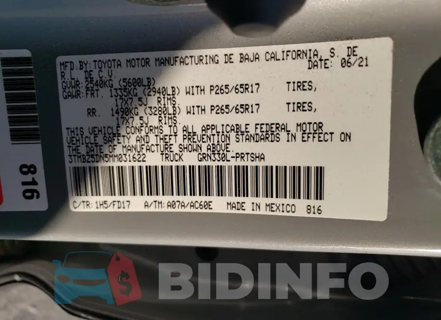 3TMBZ5DN5MM031622 Photo# 12