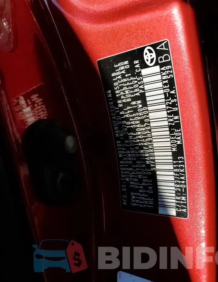 5YFBURHE9HP670200 Photo# 12