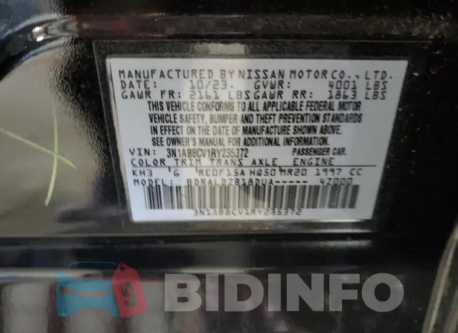 3N1AB8CV1RY235372 Photo# 12