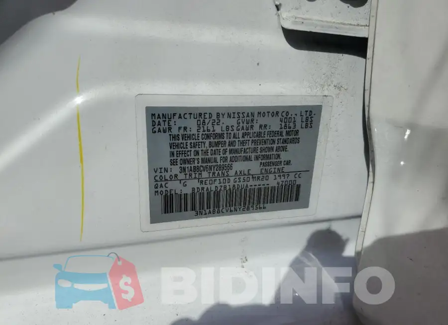 3N1AB8CV6NY289566 Photo# 12