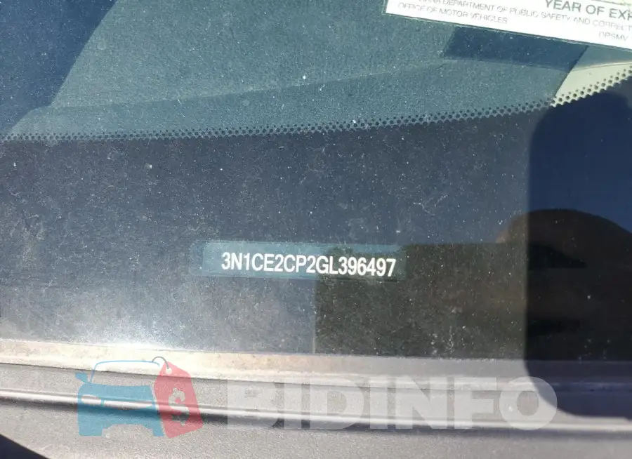 3N1CE2CP2GL396497 Photo# 12