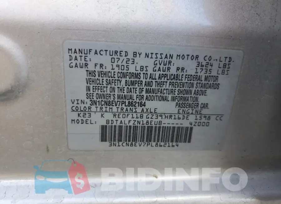 3N1CN8EV7PL862164 Photo# 12