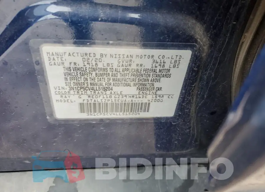 3N1CP5CV4LL515204 Photo# 12