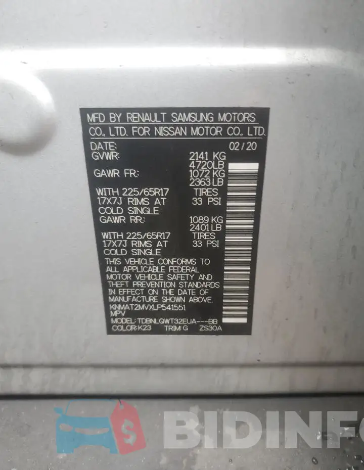 KNMAT2MVXLP541551 Photo# 12