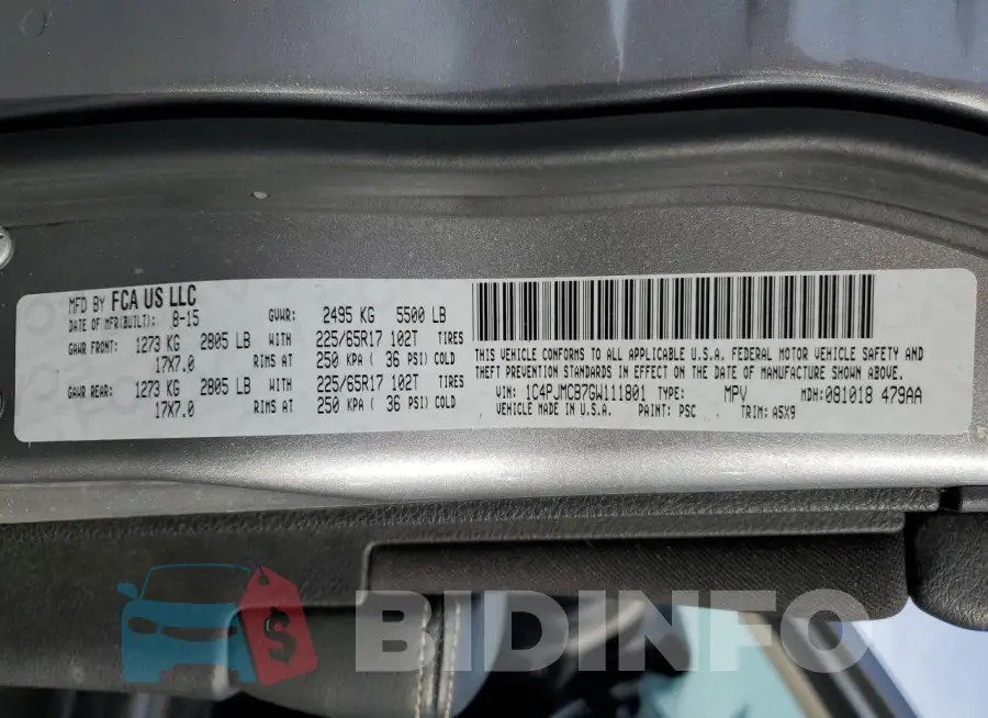 1C4PJMCB7GW111801 Photo# 13