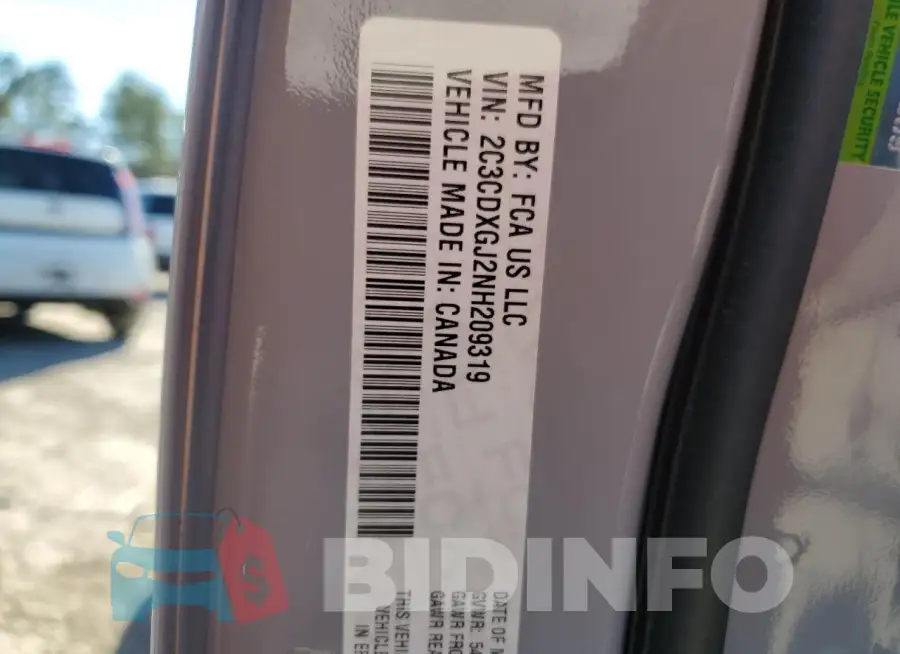 2C3CDXGJ2NH209319 Photo# 12