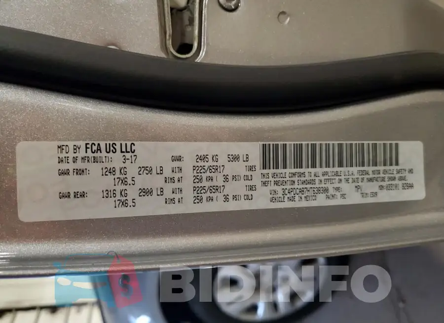 3C4PDCAB7HT638300 Photo# 14