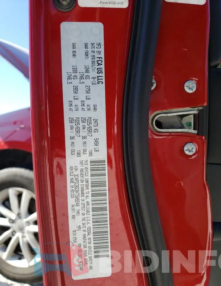 3C4PDCBG3HT509240 Photo# 13