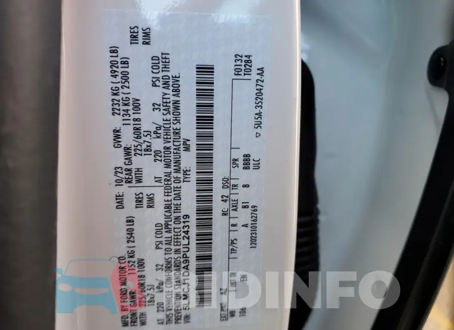 5LMCJ1DA9PUL24319 Photo# 14