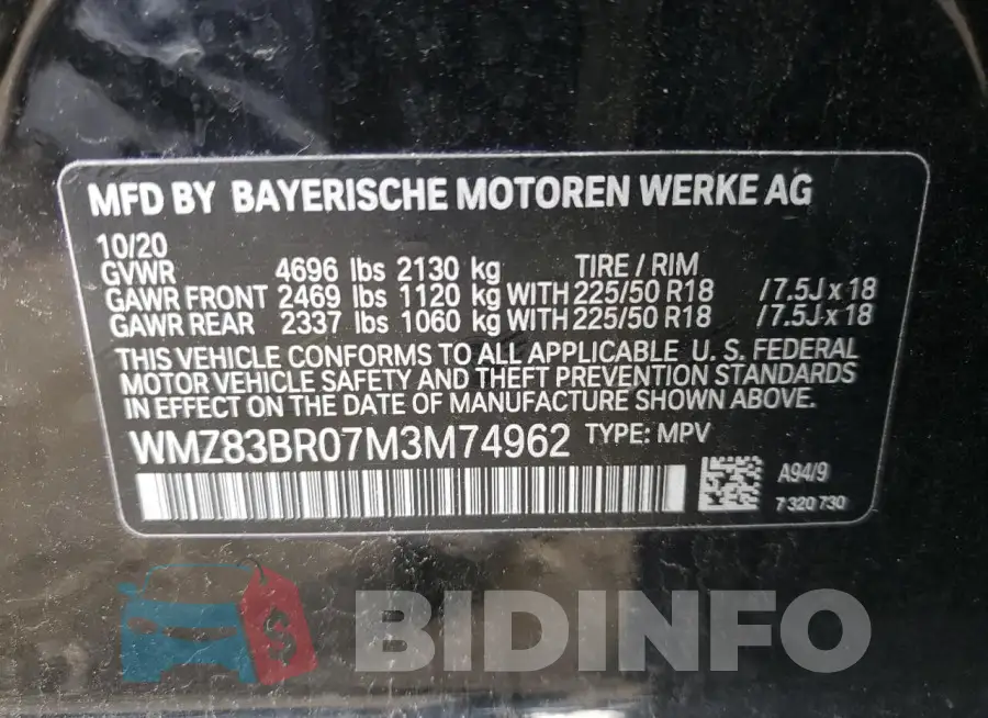 WMZ83BR07M3M74962 Photo# 13