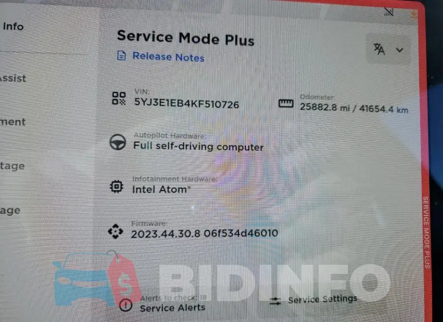 5YJ3E1EB4KF510726 Photo# 9