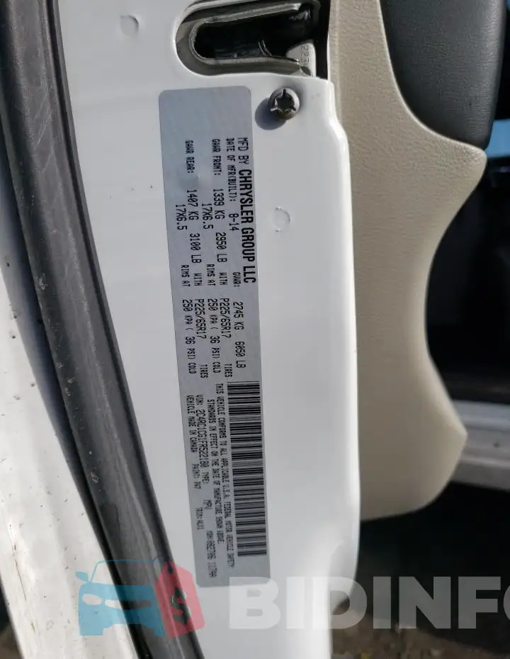 2C4RC1CG1FR522180 Photo# 13