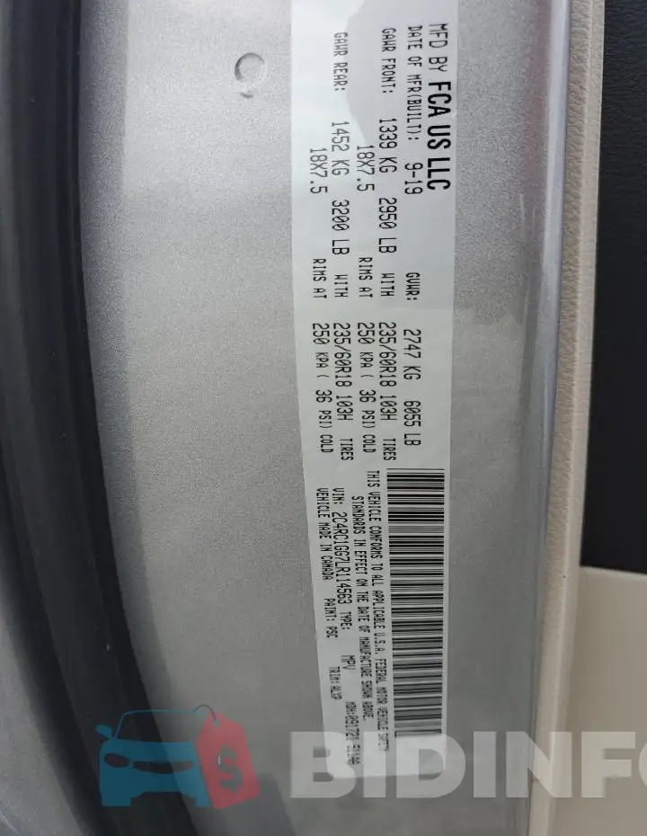 2C4RC1GG7LR114563 Photo# 13