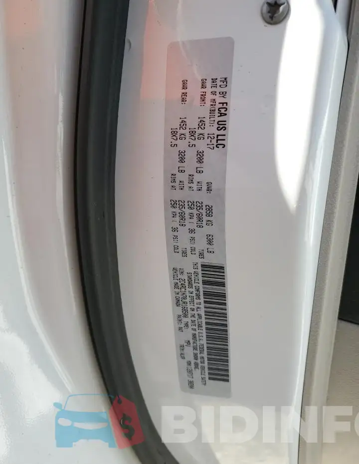 2C4RC1N70JR168500 Photo# 13