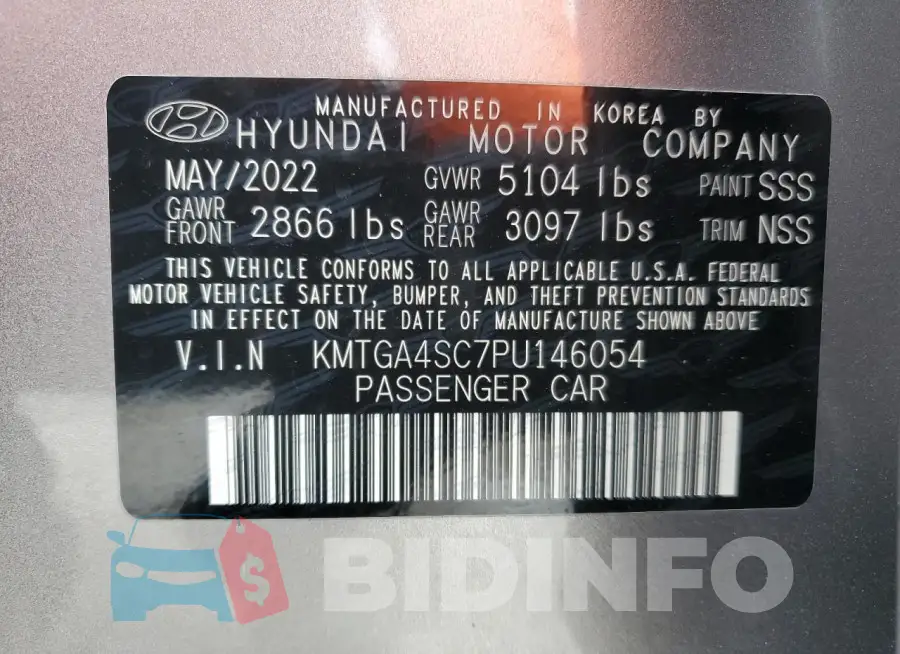 KMTGA4SC7PU146054 Photo# 12