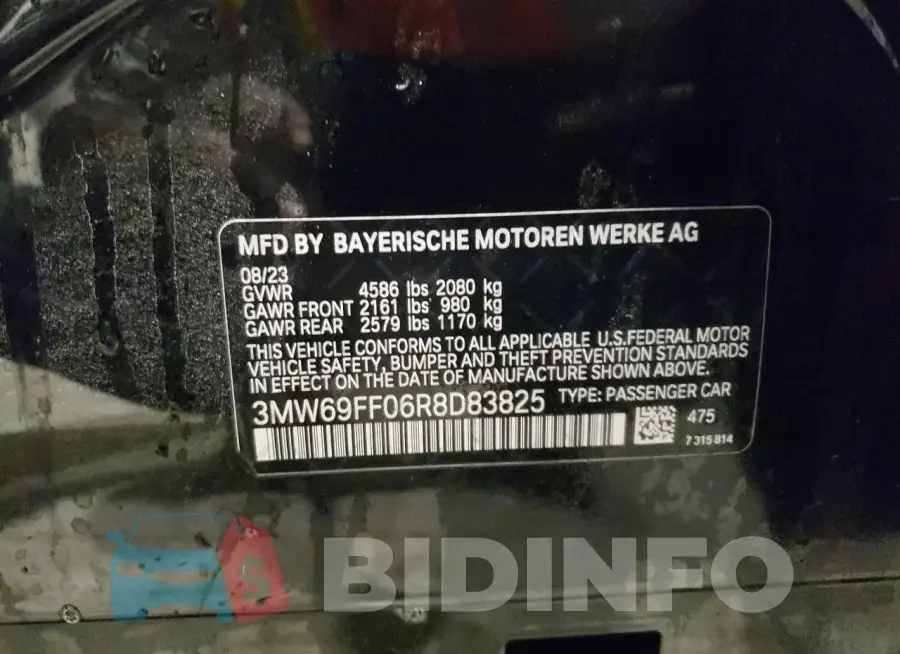 3MW69FF06R8D83825 Photo# 13