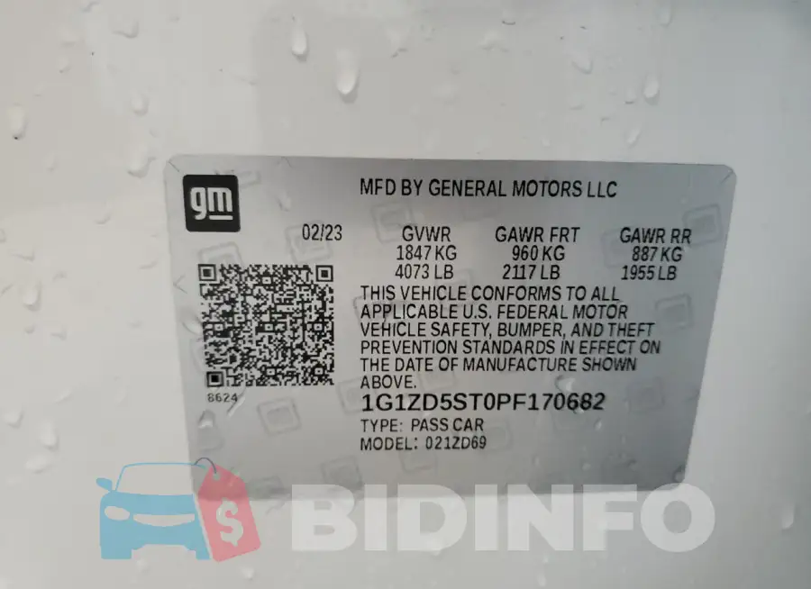 1G1ZD5ST0PF170682 Photo# 12