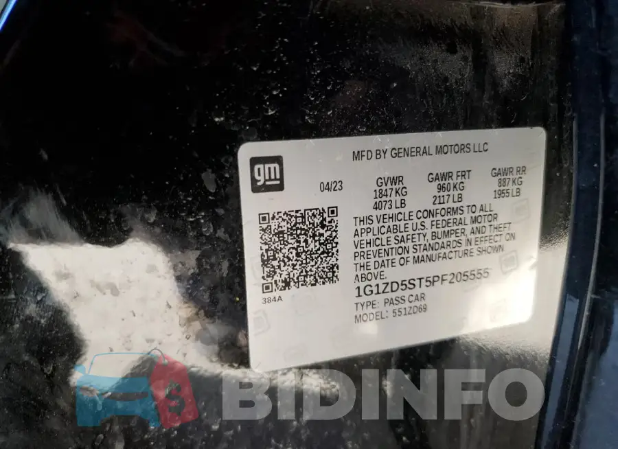 1G1ZD5ST5PF205555 Photo# 12