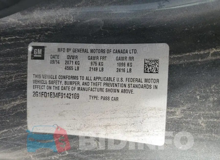 2G1FD1E34F9142169 Photo# 12