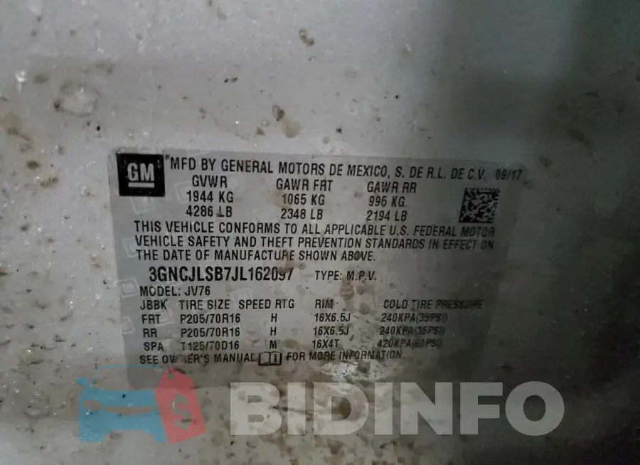 3GNCJLSB7JL162097 Photo# 12