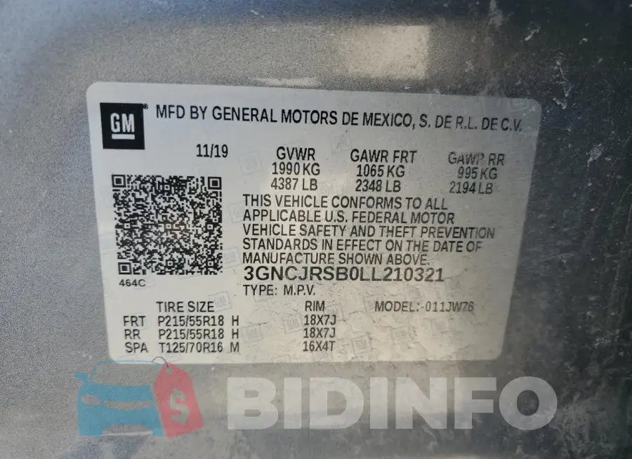 3GNCJRSB0LL210321 Photo# 12