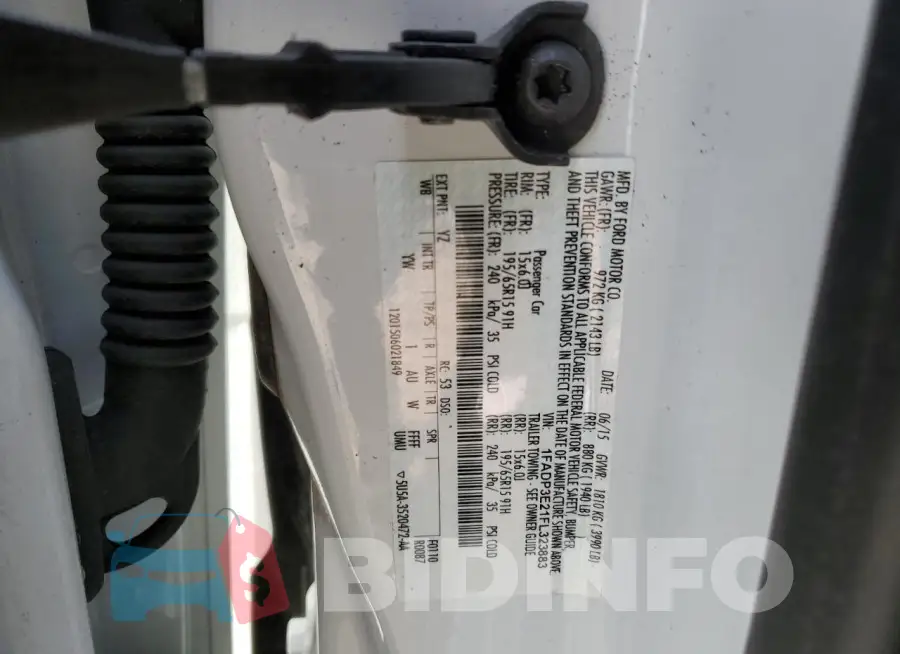 1FADP3E21FL323883 Photo# 13