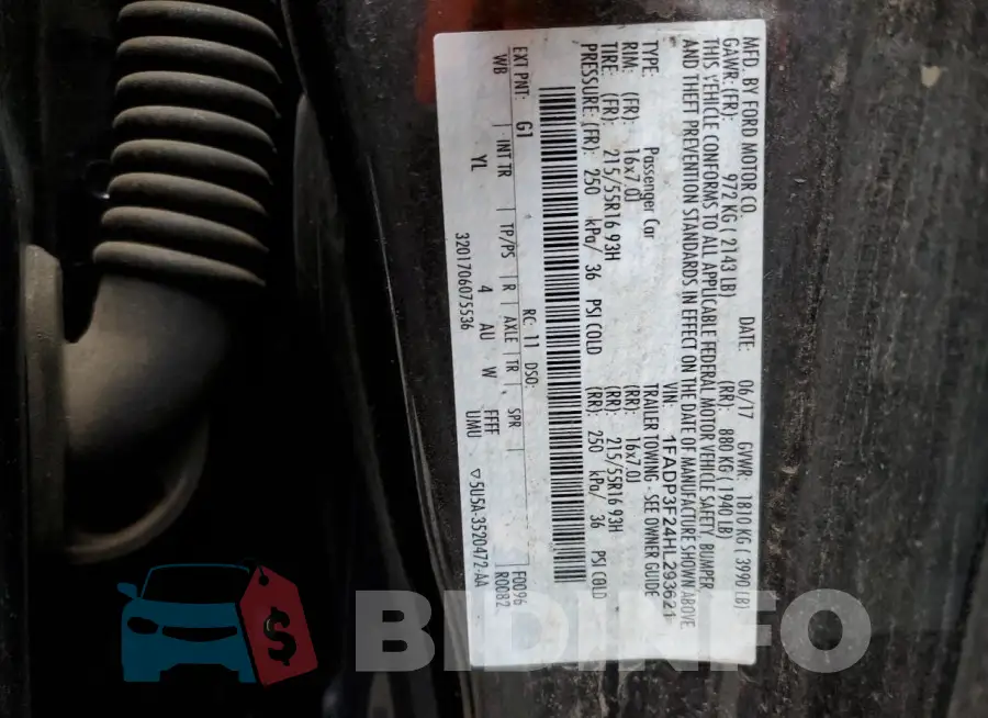 1FADP3F24HL293621 Photo# 12
