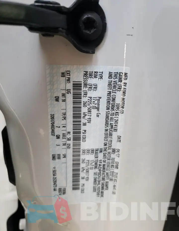 1FADP5DU3HL107051 Photo# 12