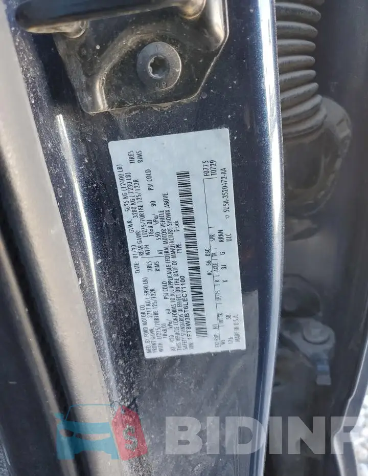 1FT8W3BT6LEC71100 Photo# 12