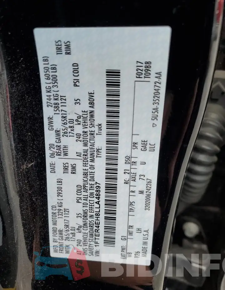 1FTER4EH8LLA48897 Photo# 12