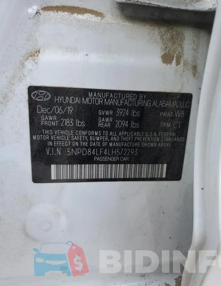 5NPD84LF4LH572293 Photo# 12