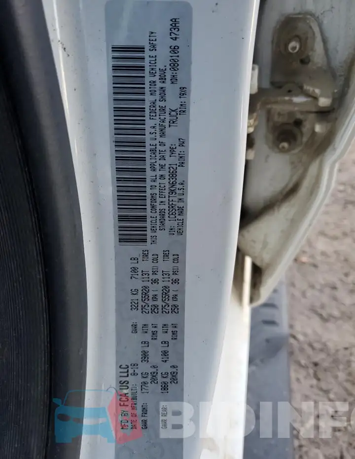 1C6SRFFT9KN638621 Photo# 13