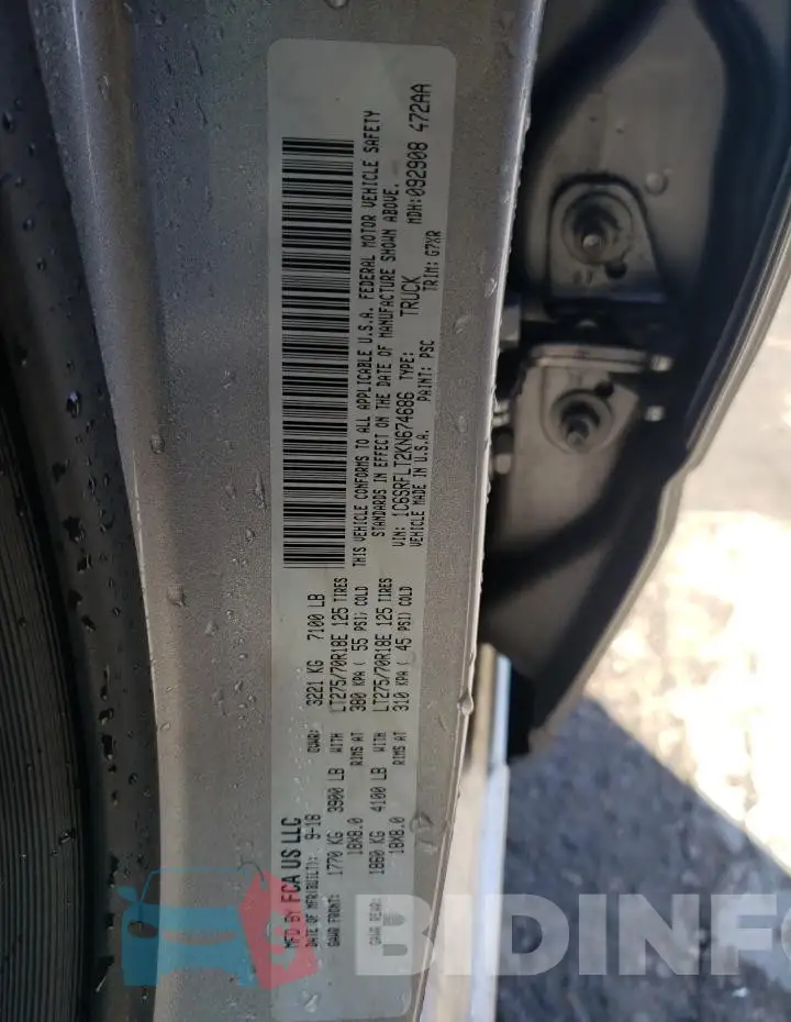 1C6SRFLT2KN674686 Photo# 13
