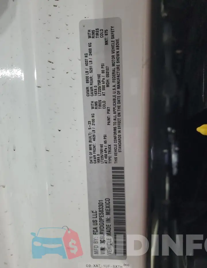 3C6LRVDG0PE583301 Photo# 13