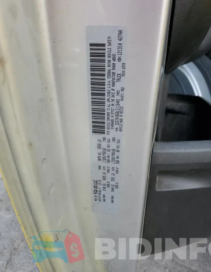 3C6TRVBG8LE116401 Photo# 13