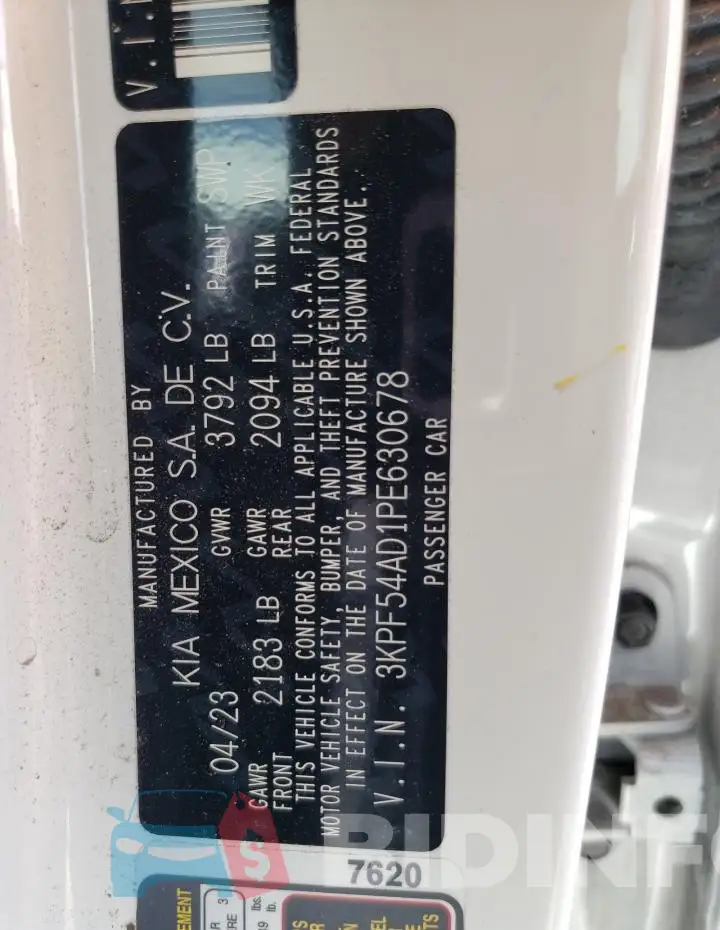 3KPF54AD1PE630678 Photo# 13