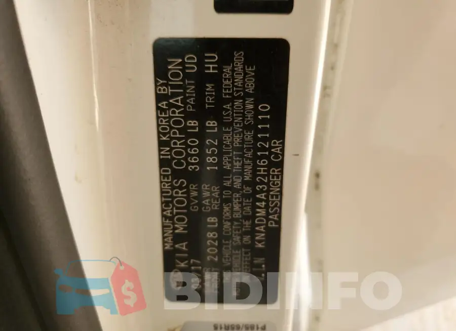 KNADM4A32H6121110 Photo# 12